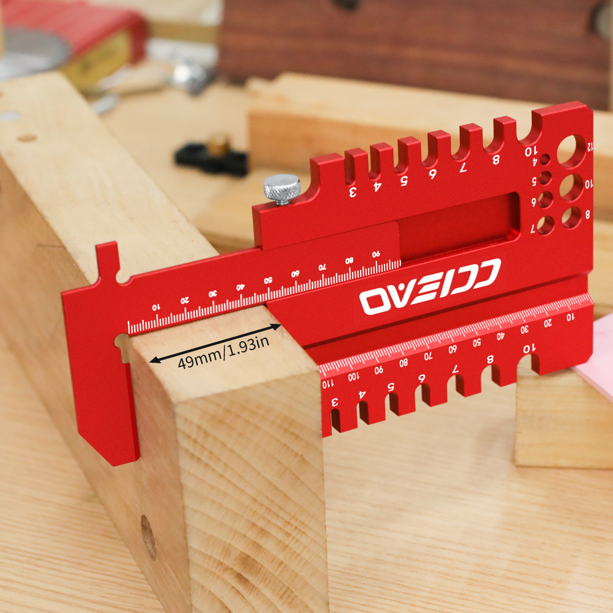 Woodworking Marking Gauge - Regla de Medición Multifuncional para Trabajos