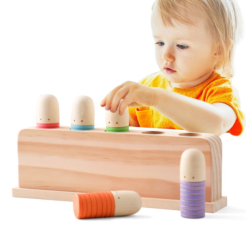 Woodworking Usa - Juguete Montessori de madera para bebé,