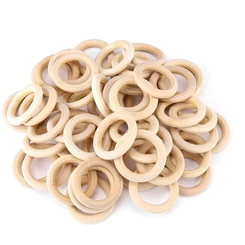 Woodworking Joint Types - 20 Piezas de Anillos de Madera