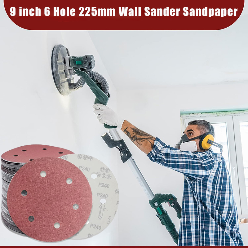 Woodworking Wallpaper - 10 unidades de discos de lija