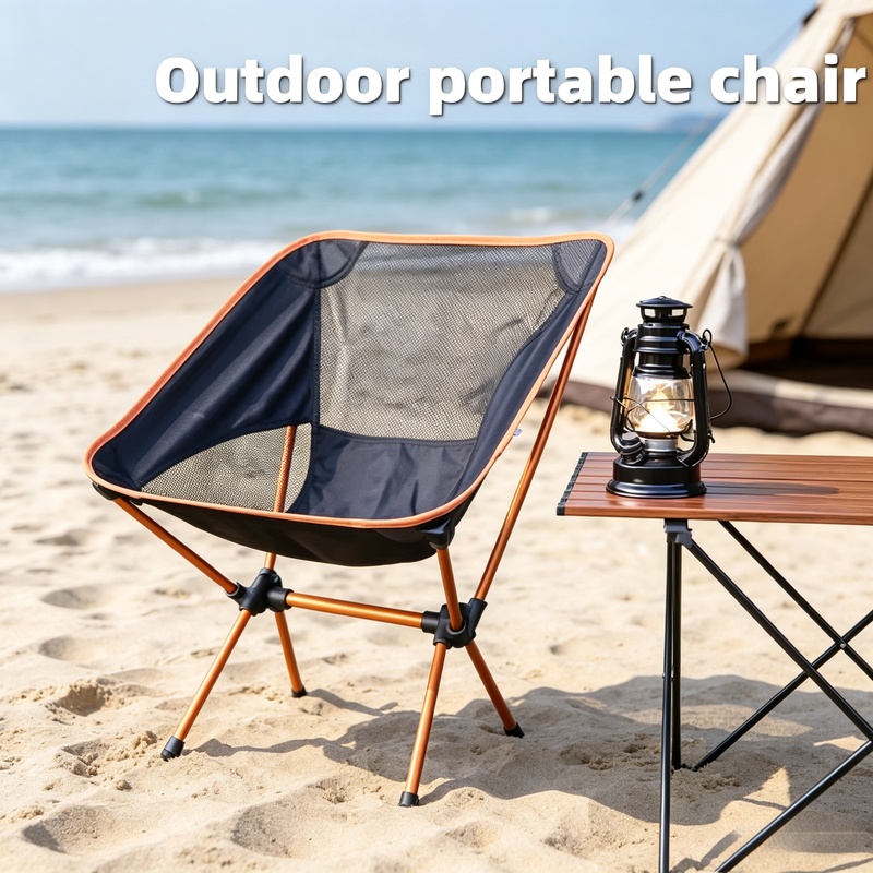 Woodworking Outdoor Furniture - Silla Plegable Ultraligera de Aleación de