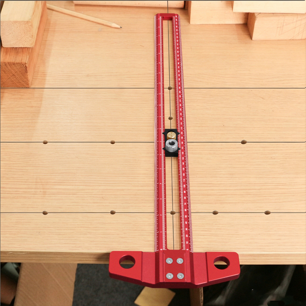 Woodworking Marking Gauge - Regla de Marcado en T para