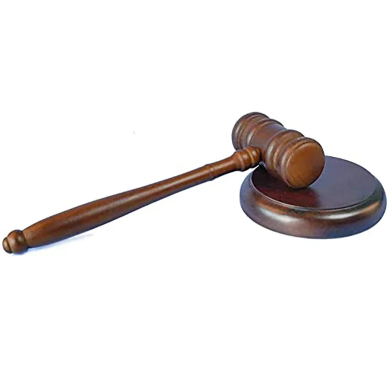 Woodworking Auctions - Martillo de juez de madera duradero