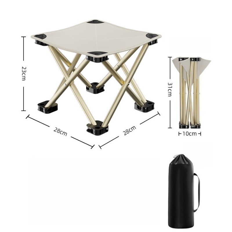 Woodworking Outdoor Furniture - Nuevo taburete plegable Maza creativo para