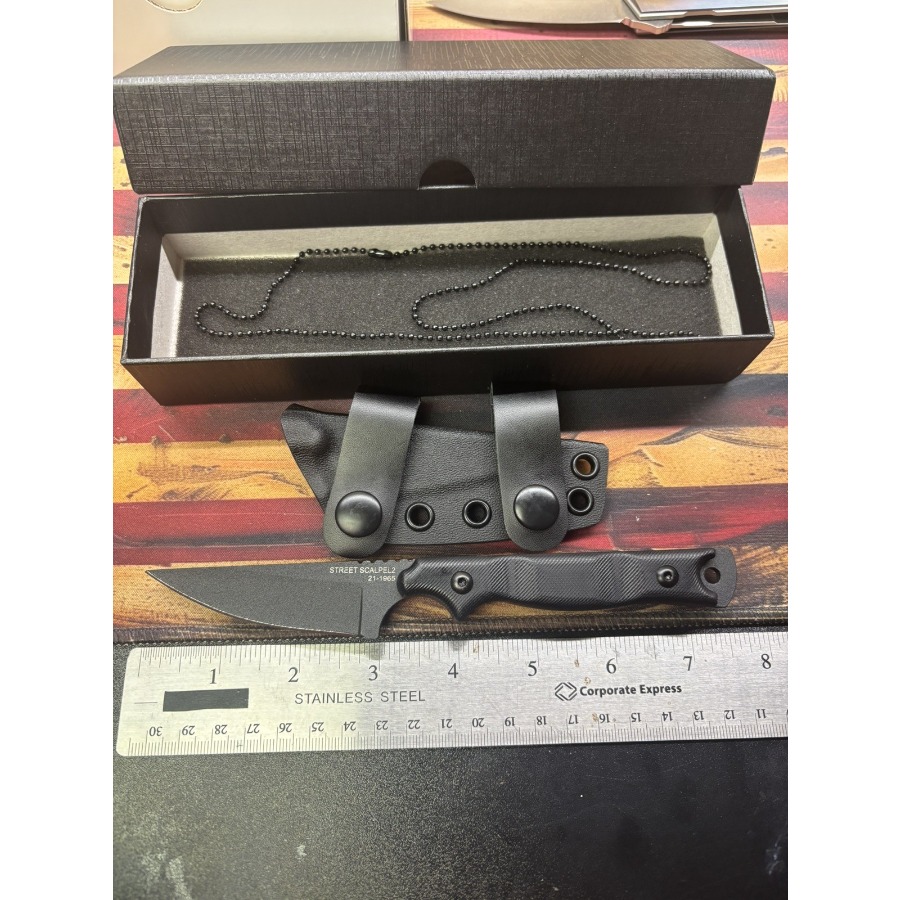 Woodworking Usa - Cuchillo TOPS Street Scalpel 2, Lona,