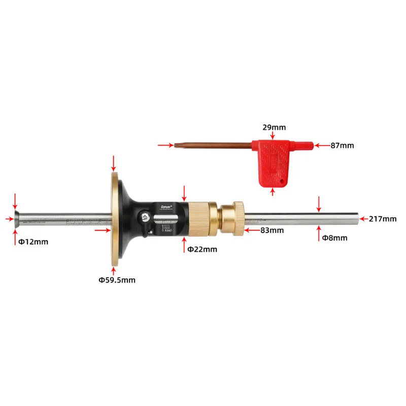 Calibrador de Rueda de Alumini - Woodworking Classes reseña y precio