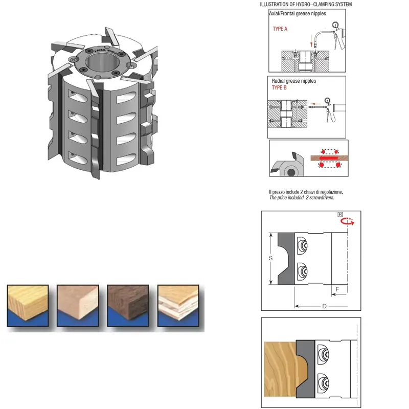 Cabezales de corte hidráulicos - Woodworking Supplier reseña y precio