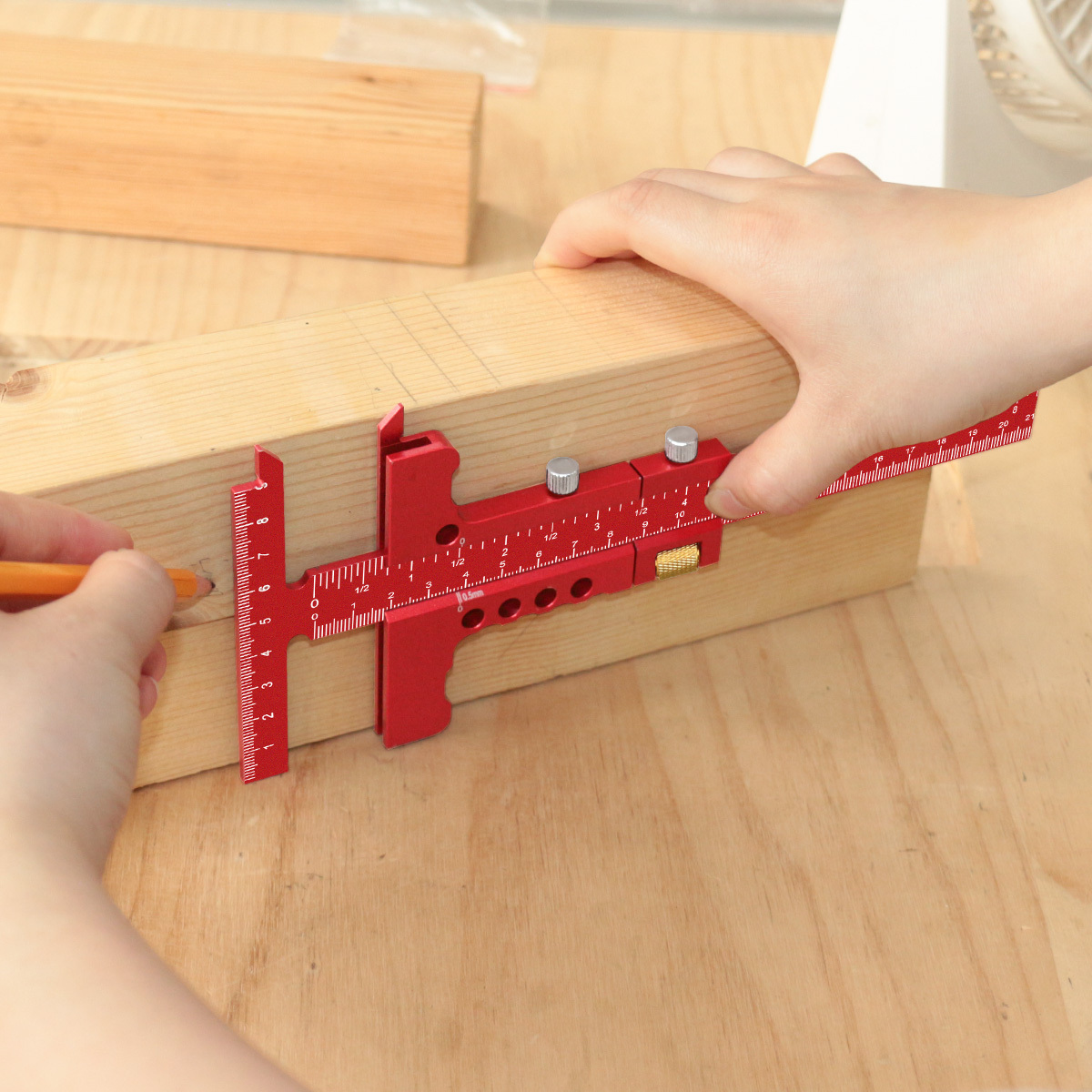 Regla de Marcado Deslizante de - Woodworking Marking Gauge reseña y precio