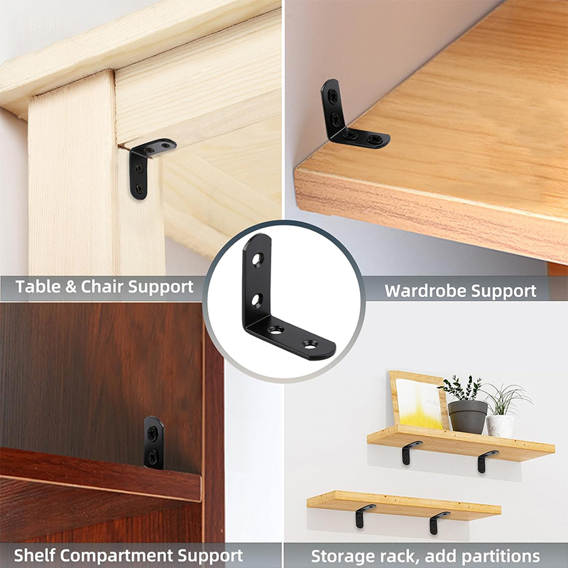 Soporte en L de soporte de esq - Woodworking Joint Types reseña y precio