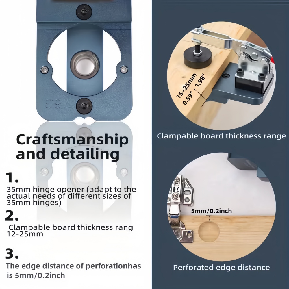 Kit de plantilla para bisagras - Woodworking Classes reseña y precio