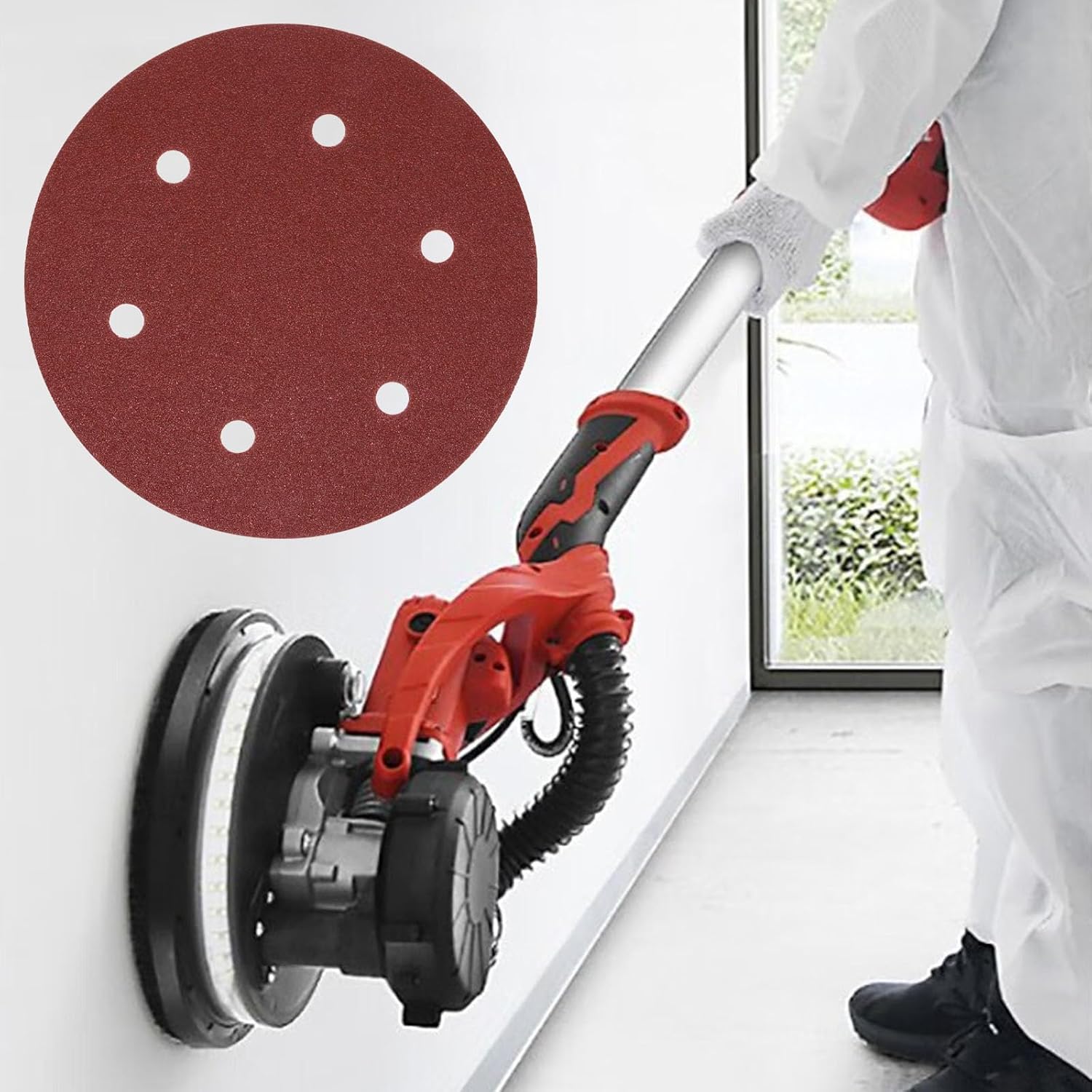 Discos de lijado de pared de 9 - Woodworking Wallpaper reseña y precio