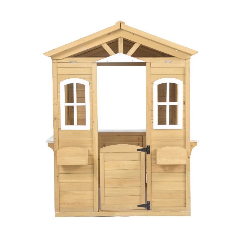 Casita de Juegos Moderna y Clá - Woodworking Outdoor Furniture reseña y precio
