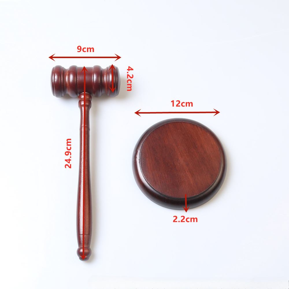Martillo de juez de madera dur - Woodworking Auctions reseña y precio