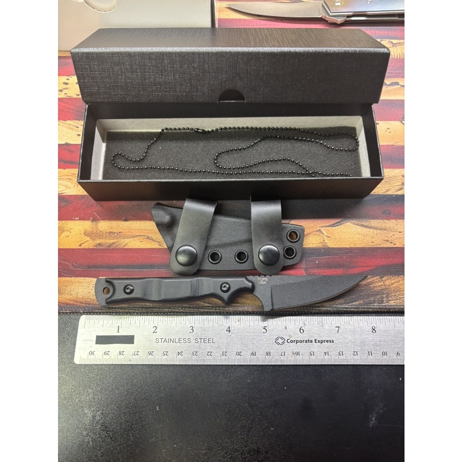 Cuchillo TOPS Street Scalpel 2 - Woodworking Usa reseña y precio