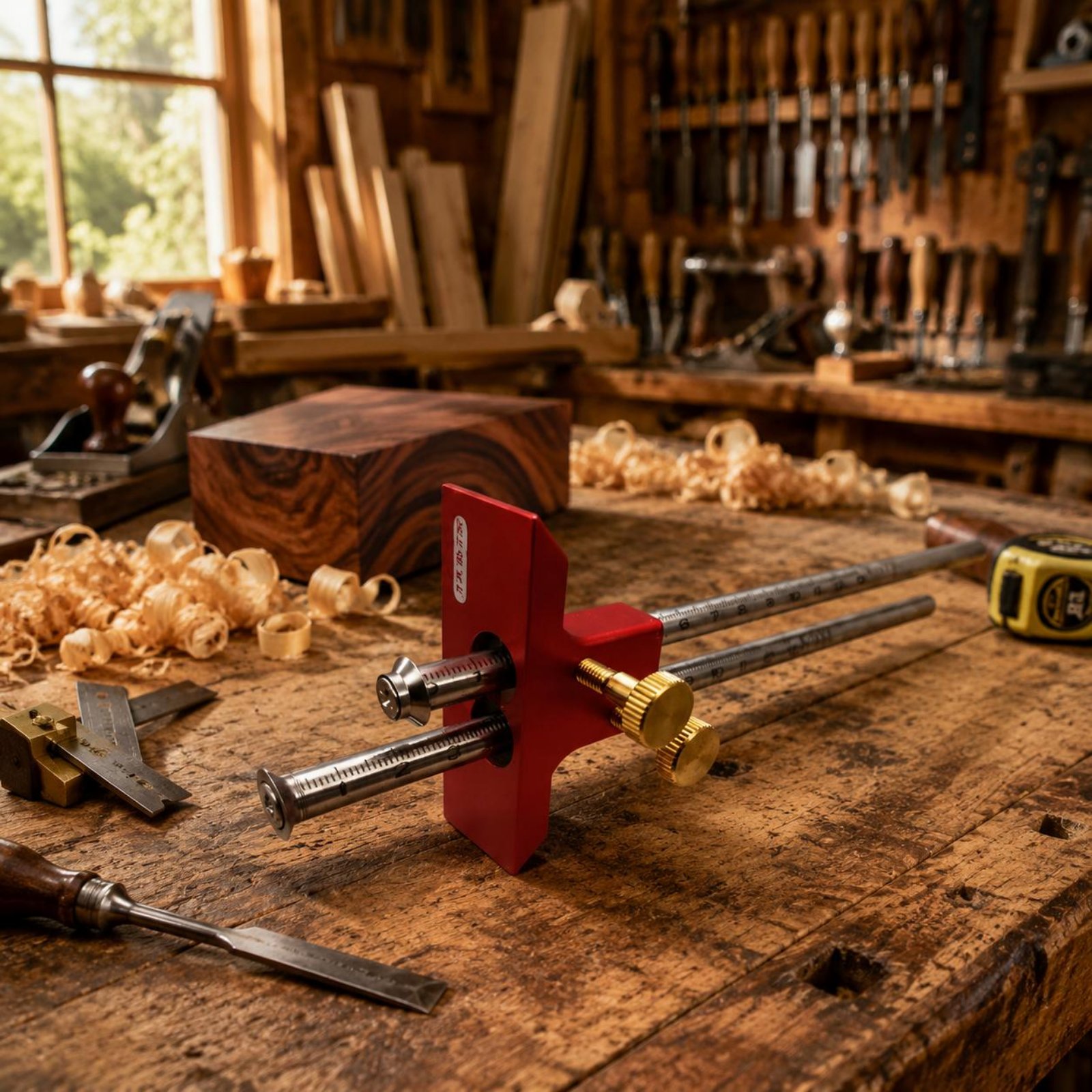 Calibrador de Marcado de Doble - Woodworking Marking Gauge reseña y precio