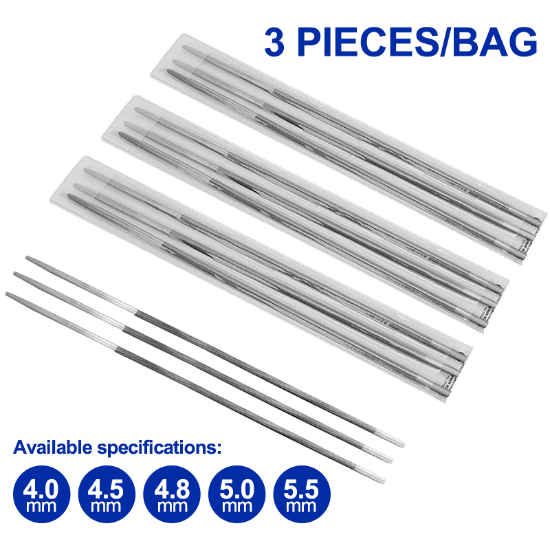 XCAN Juego de 3 Limas Redondas - Woodworking File reseña y precio
